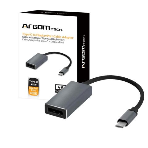 Adaptador Argom USB Tipo C - DisplayPort 4K