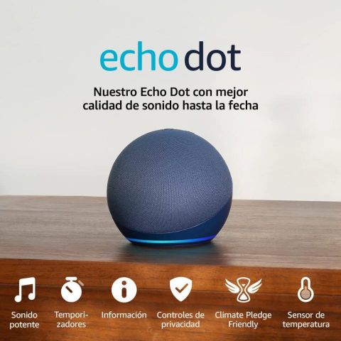 Parlante inteligente Amazon Echo Dot (5ta gen, 2022) con Alexa | Azul Marino