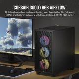 Case Corsair 3000D RGB Airflow Black 3 Fans Corsair AR120 RGB