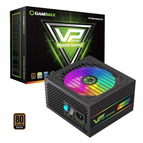 Fuente GameMax VP-700 RGB 80+ Bronze Semi Modular