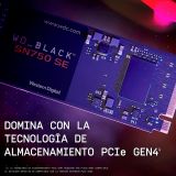 SSD M.2 WD Black SN750 SE NVMe 250GB 3200MB/s PCIe® Gen4