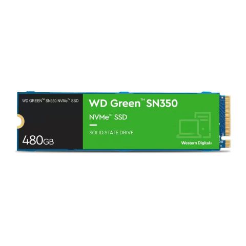 SSD M.2 WD Green SN350 NVMe 480GB 2400MB/s  PCIe® Gen3