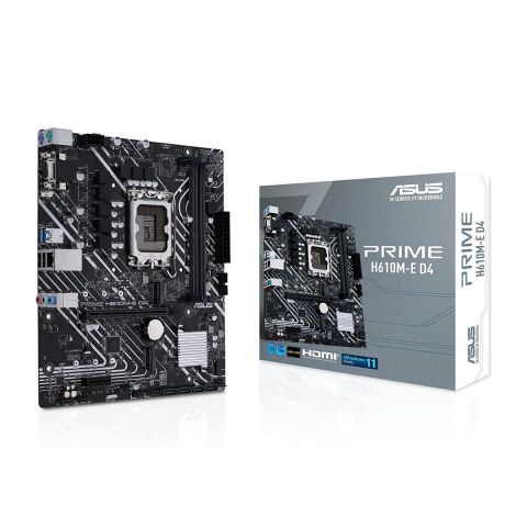 Motherboard Asus Prime H610M-E D4 Intel 12va y 13va DDR4
