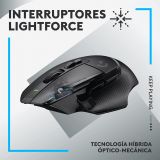 Mouse Logitech G502 X LIGHTSPEED Inalámbrico